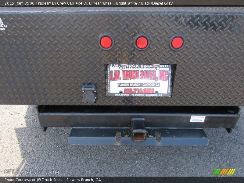 Bright White / Black/Diesel Gray 2015 Ram 3500 Tradesman Crew Cab 4x4 Dual Rear Wheel