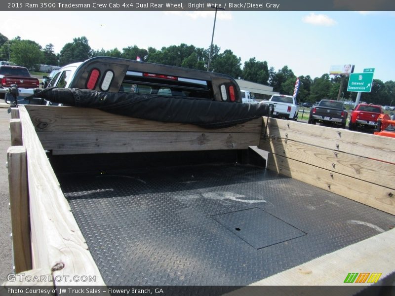 Bright White / Black/Diesel Gray 2015 Ram 3500 Tradesman Crew Cab 4x4 Dual Rear Wheel