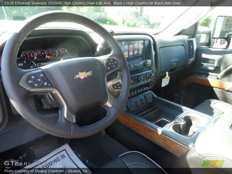 Black / High Country Jet Black/Ash Gray 2018 Chevrolet Silverado 3500HD High Country Crew Cab 4x4