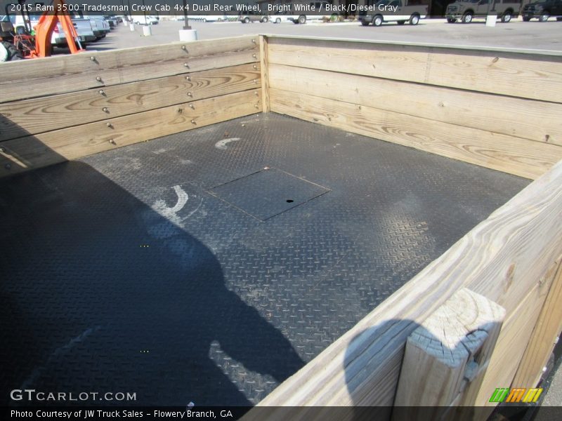 Bright White / Black/Diesel Gray 2015 Ram 3500 Tradesman Crew Cab 4x4 Dual Rear Wheel