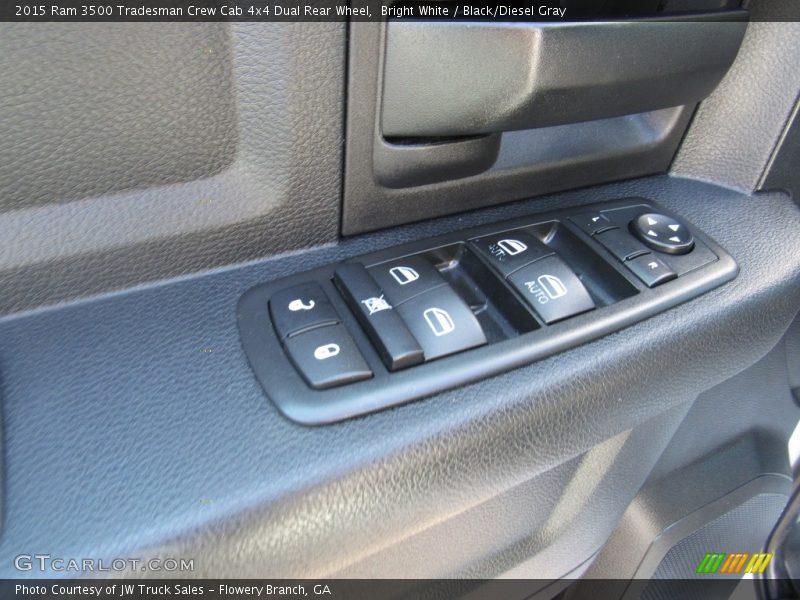 Bright White / Black/Diesel Gray 2015 Ram 3500 Tradesman Crew Cab 4x4 Dual Rear Wheel