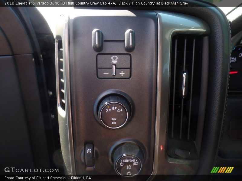 Black / High Country Jet Black/Ash Gray 2018 Chevrolet Silverado 3500HD High Country Crew Cab 4x4