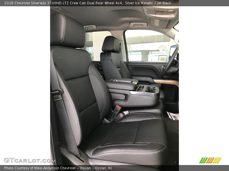 Silver Ice Metallic / Jet Black 2018 Chevrolet Silverado 3500HD LTZ Crew Cab Dual Rear Wheel 4x4
