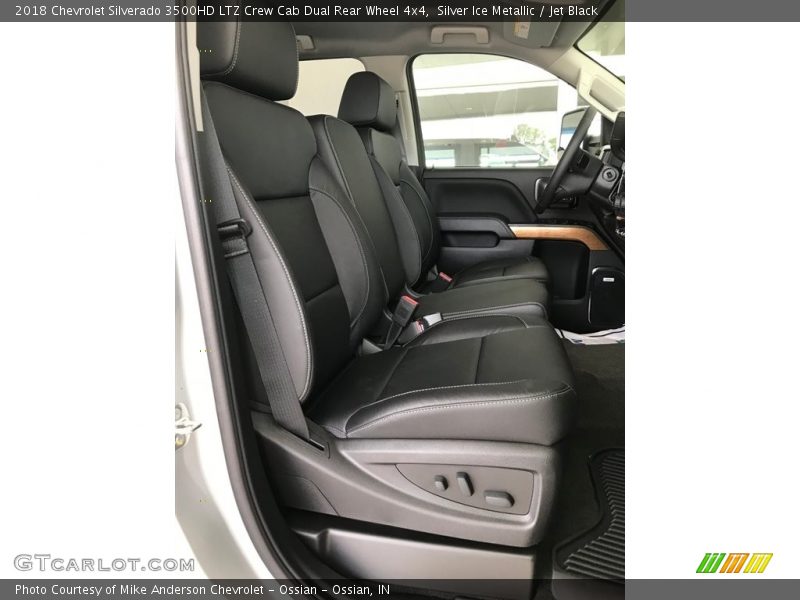 Silver Ice Metallic / Jet Black 2018 Chevrolet Silverado 3500HD LTZ Crew Cab Dual Rear Wheel 4x4