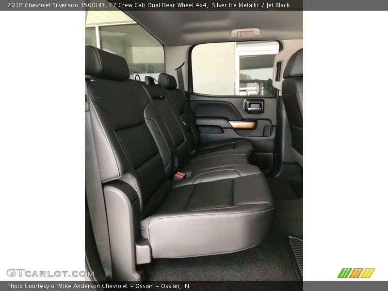 Silver Ice Metallic / Jet Black 2018 Chevrolet Silverado 3500HD LTZ Crew Cab Dual Rear Wheel 4x4