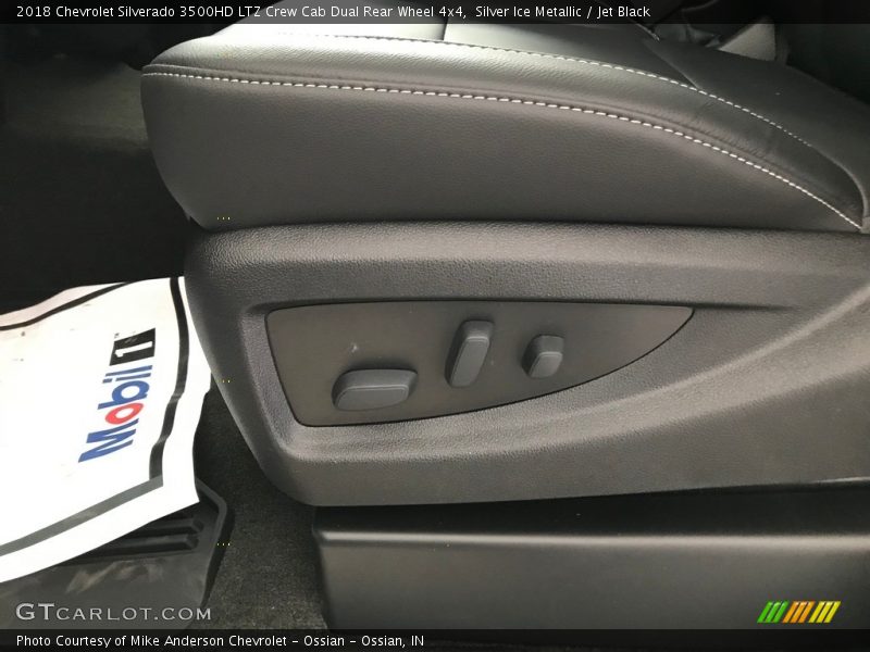 Silver Ice Metallic / Jet Black 2018 Chevrolet Silverado 3500HD LTZ Crew Cab Dual Rear Wheel 4x4