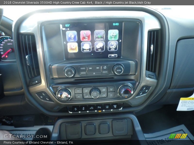 Black / High Country Jet Black/Ash Gray 2018 Chevrolet Silverado 3500HD High Country Crew Cab 4x4