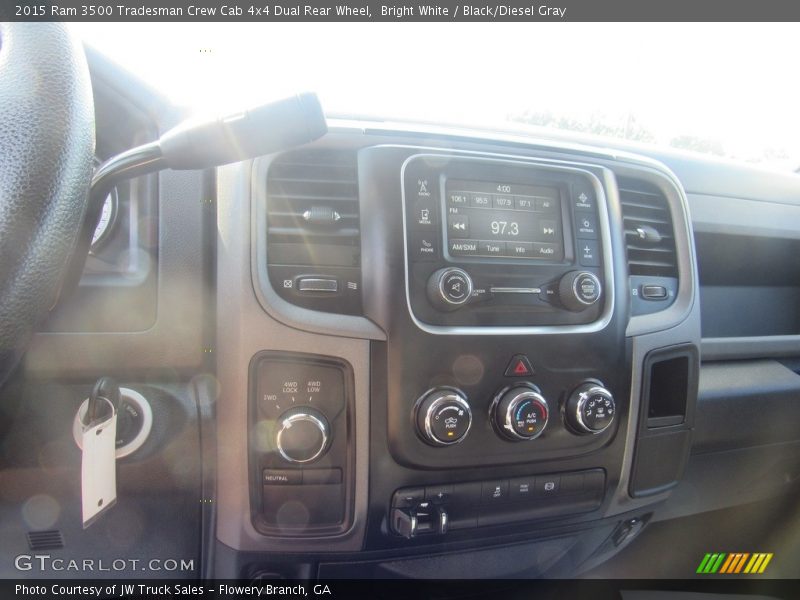 Bright White / Black/Diesel Gray 2015 Ram 3500 Tradesman Crew Cab 4x4 Dual Rear Wheel