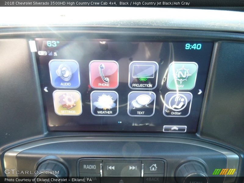 Black / High Country Jet Black/Ash Gray 2018 Chevrolet Silverado 3500HD High Country Crew Cab 4x4