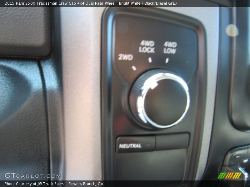 Bright White / Black/Diesel Gray 2015 Ram 3500 Tradesman Crew Cab 4x4 Dual Rear Wheel