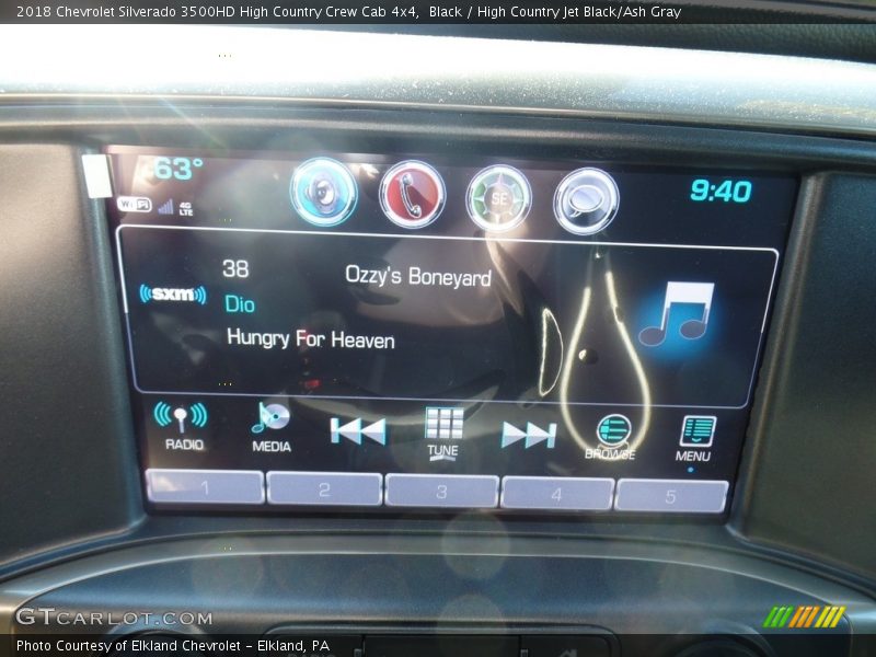 Black / High Country Jet Black/Ash Gray 2018 Chevrolet Silverado 3500HD High Country Crew Cab 4x4