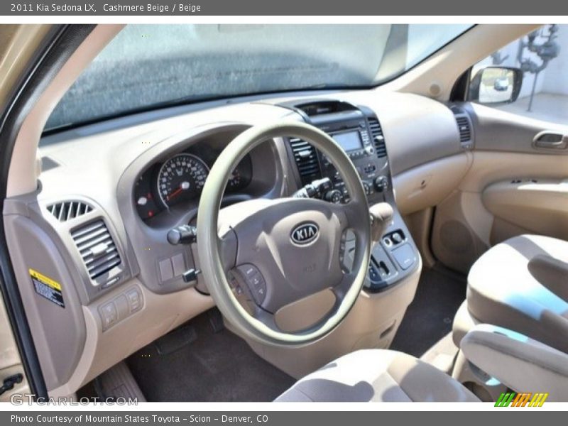Cashmere Beige / Beige 2011 Kia Sedona LX