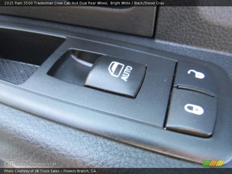 Bright White / Black/Diesel Gray 2015 Ram 3500 Tradesman Crew Cab 4x4 Dual Rear Wheel