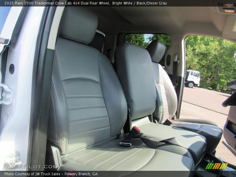 Bright White / Black/Diesel Gray 2015 Ram 3500 Tradesman Crew Cab 4x4 Dual Rear Wheel