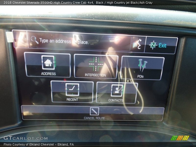 Black / High Country Jet Black/Ash Gray 2018 Chevrolet Silverado 3500HD High Country Crew Cab 4x4