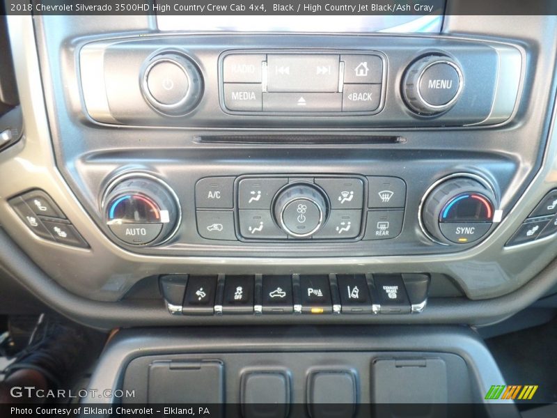 Black / High Country Jet Black/Ash Gray 2018 Chevrolet Silverado 3500HD High Country Crew Cab 4x4