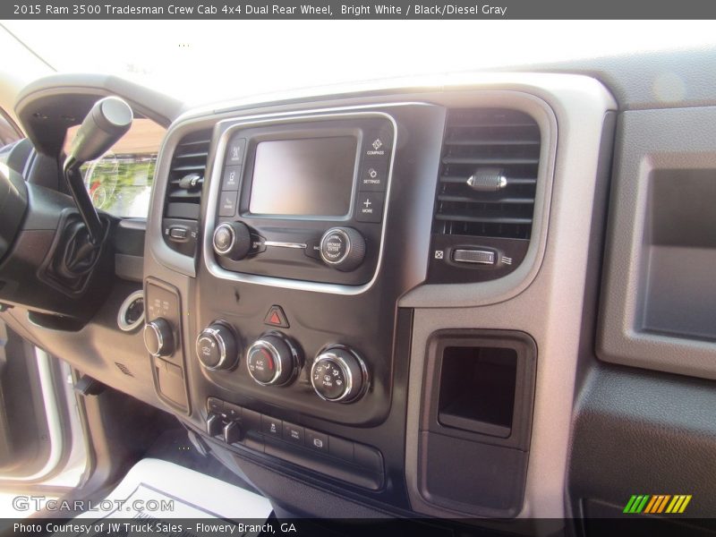Bright White / Black/Diesel Gray 2015 Ram 3500 Tradesman Crew Cab 4x4 Dual Rear Wheel