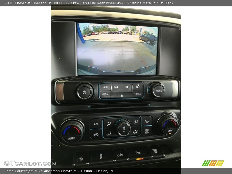 Silver Ice Metallic / Jet Black 2018 Chevrolet Silverado 3500HD LTZ Crew Cab Dual Rear Wheel 4x4