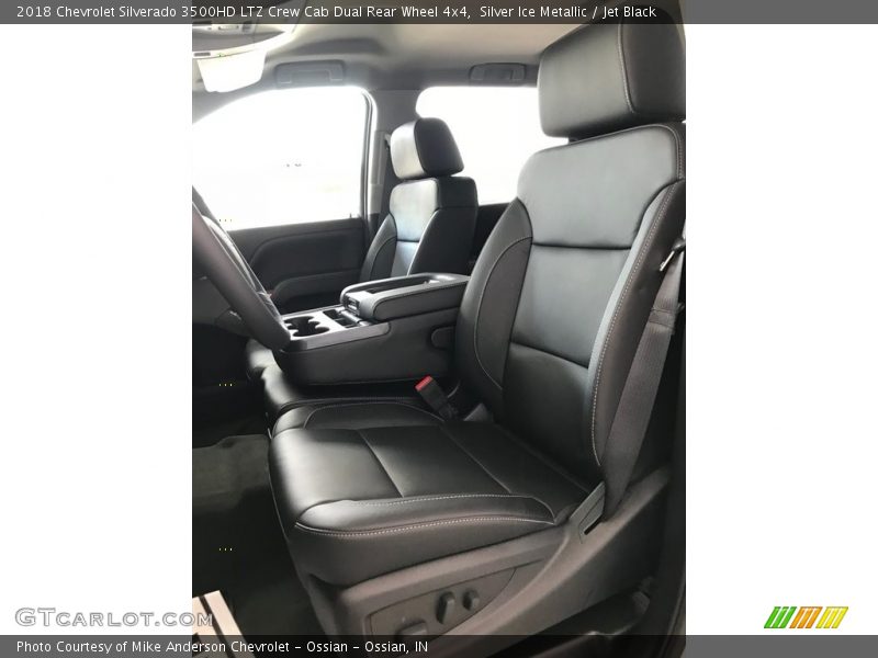 Silver Ice Metallic / Jet Black 2018 Chevrolet Silverado 3500HD LTZ Crew Cab Dual Rear Wheel 4x4
