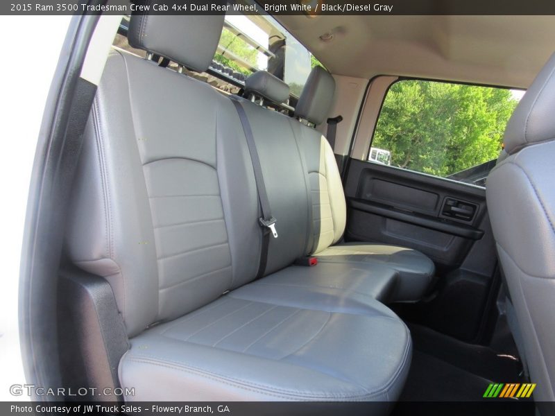 Bright White / Black/Diesel Gray 2015 Ram 3500 Tradesman Crew Cab 4x4 Dual Rear Wheel