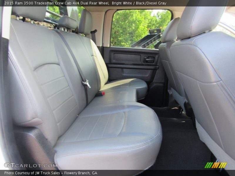 Bright White / Black/Diesel Gray 2015 Ram 3500 Tradesman Crew Cab 4x4 Dual Rear Wheel