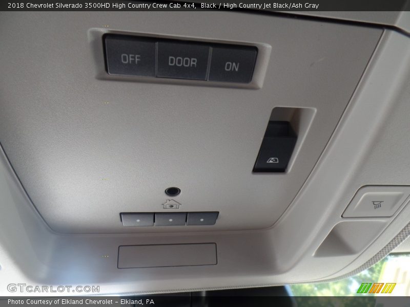 Black / High Country Jet Black/Ash Gray 2018 Chevrolet Silverado 3500HD High Country Crew Cab 4x4