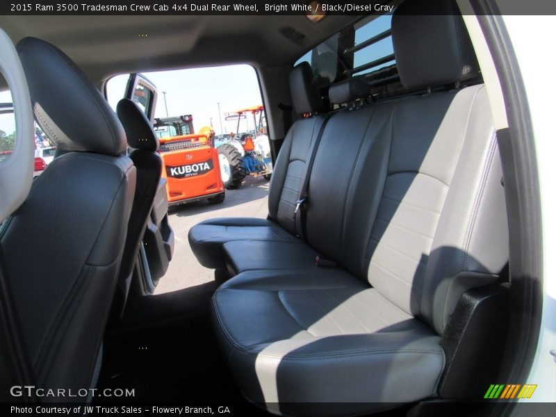 Bright White / Black/Diesel Gray 2015 Ram 3500 Tradesman Crew Cab 4x4 Dual Rear Wheel