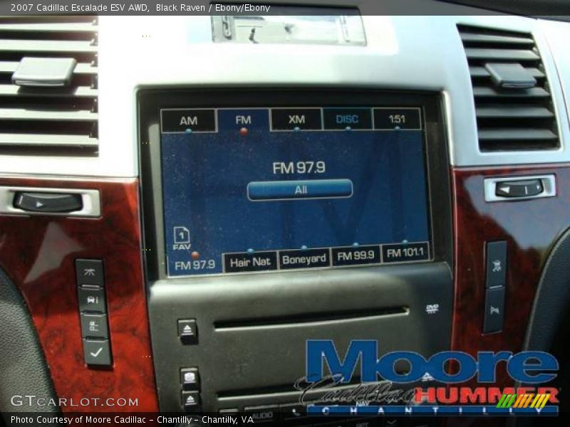 Black Raven / Ebony/Ebony 2007 Cadillac Escalade ESV AWD