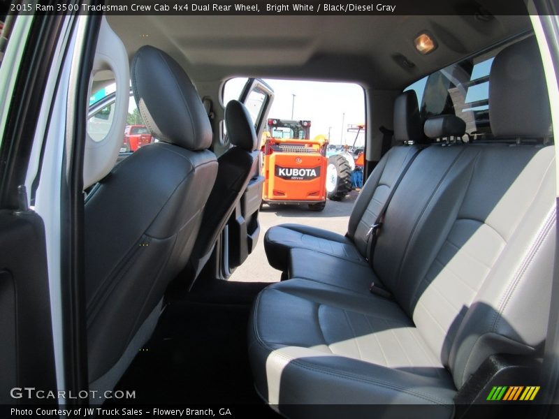 Bright White / Black/Diesel Gray 2015 Ram 3500 Tradesman Crew Cab 4x4 Dual Rear Wheel