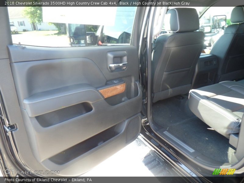 Black / High Country Jet Black/Ash Gray 2018 Chevrolet Silverado 3500HD High Country Crew Cab 4x4