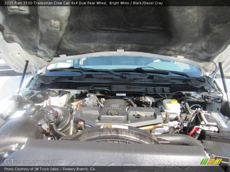 Bright White / Black/Diesel Gray 2015 Ram 3500 Tradesman Crew Cab 4x4 Dual Rear Wheel