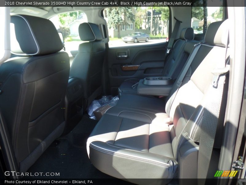 Black / High Country Jet Black/Ash Gray 2018 Chevrolet Silverado 3500HD High Country Crew Cab 4x4