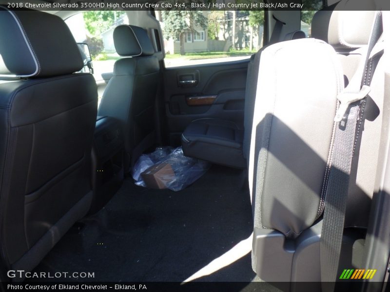 Black / High Country Jet Black/Ash Gray 2018 Chevrolet Silverado 3500HD High Country Crew Cab 4x4