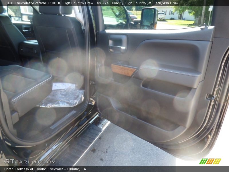 Black / High Country Jet Black/Ash Gray 2018 Chevrolet Silverado 3500HD High Country Crew Cab 4x4