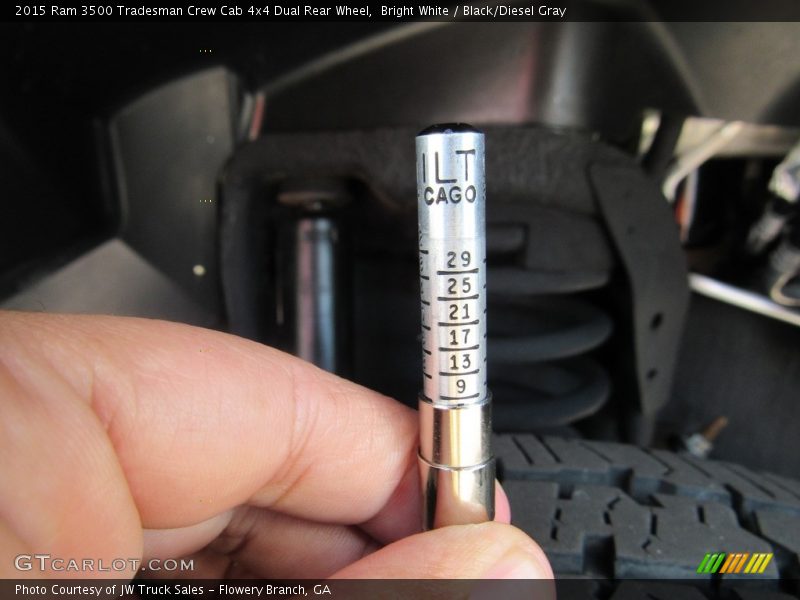 Bright White / Black/Diesel Gray 2015 Ram 3500 Tradesman Crew Cab 4x4 Dual Rear Wheel