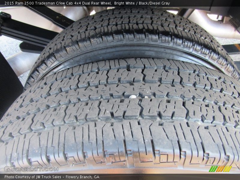 Bright White / Black/Diesel Gray 2015 Ram 3500 Tradesman Crew Cab 4x4 Dual Rear Wheel