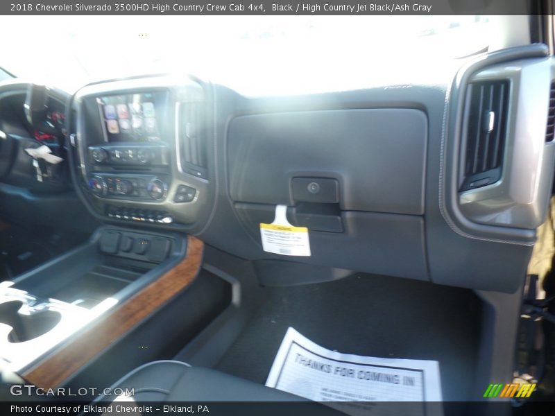 Black / High Country Jet Black/Ash Gray 2018 Chevrolet Silverado 3500HD High Country Crew Cab 4x4
