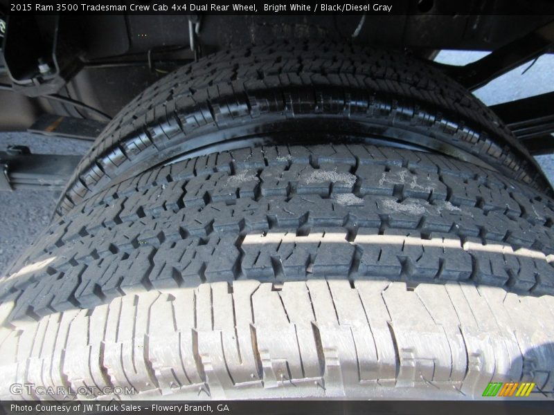 Bright White / Black/Diesel Gray 2015 Ram 3500 Tradesman Crew Cab 4x4 Dual Rear Wheel