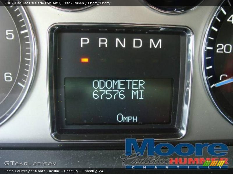Black Raven / Ebony/Ebony 2007 Cadillac Escalade ESV AWD