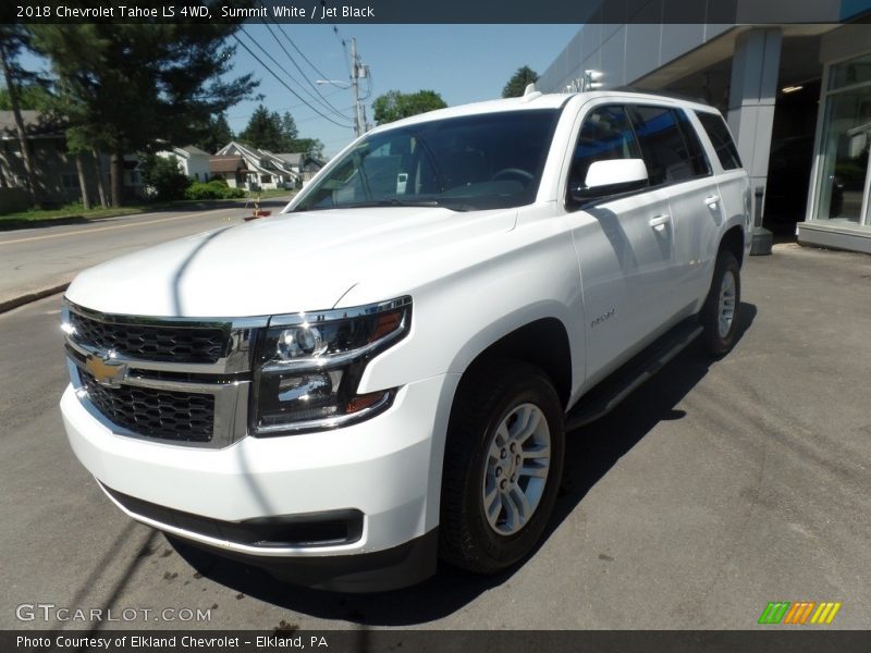 Summit White / Jet Black 2018 Chevrolet Tahoe LS 4WD