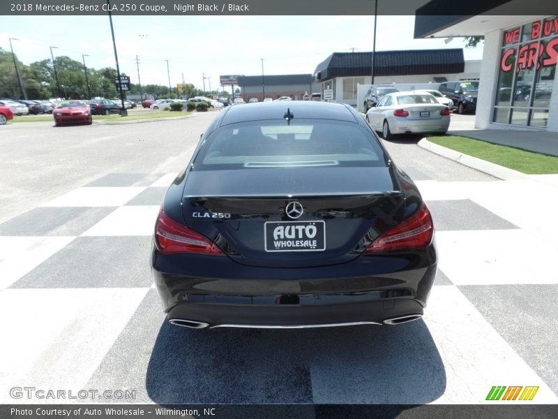 Night Black / Black 2018 Mercedes-Benz CLA 250 Coupe