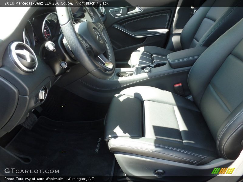 Night Black / Black 2018 Mercedes-Benz CLA 250 Coupe