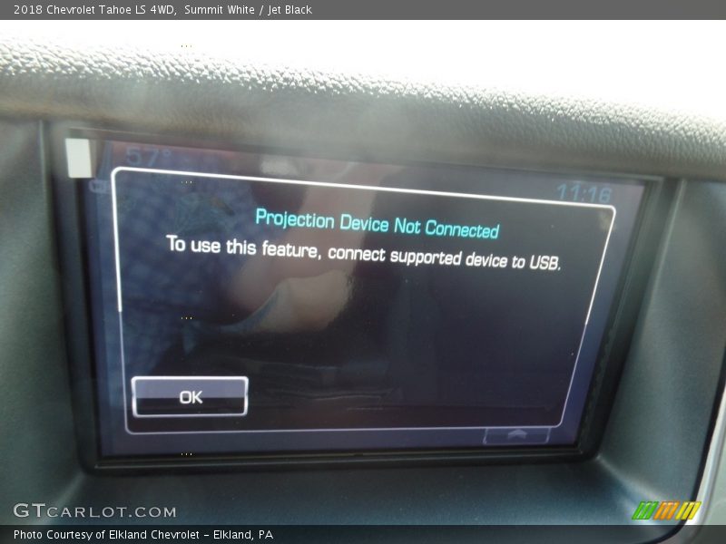 Summit White / Jet Black 2018 Chevrolet Tahoe LS 4WD