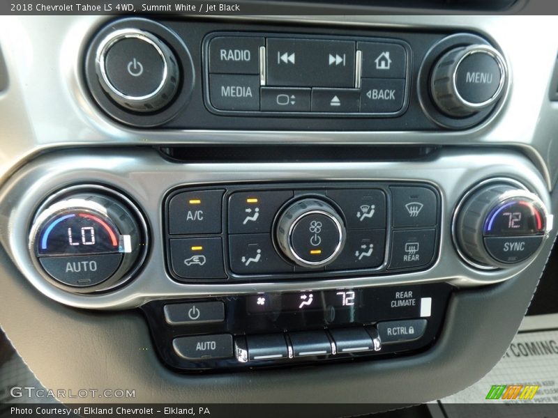 Summit White / Jet Black 2018 Chevrolet Tahoe LS 4WD