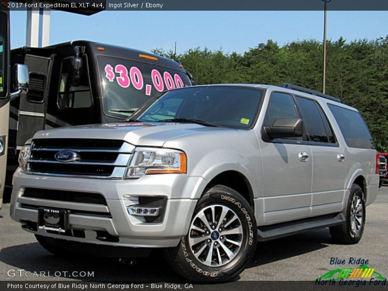Ingot Silver / Ebony 2017 Ford Expedition EL XLT 4x4