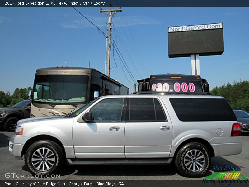 Ingot Silver / Ebony 2017 Ford Expedition EL XLT 4x4