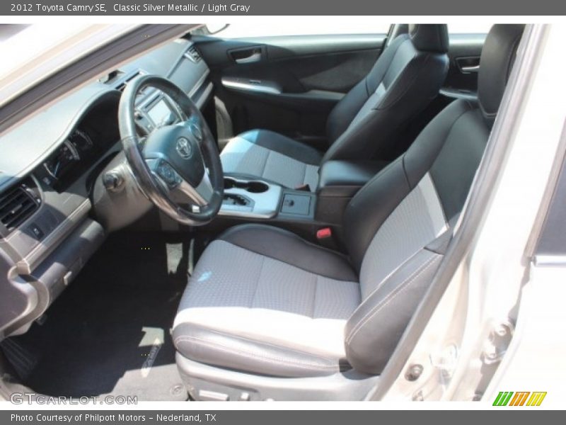 Classic Silver Metallic / Light Gray 2012 Toyota Camry SE