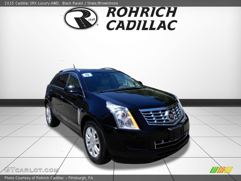 Black Raven / Shale/Brownstone 2015 Cadillac SRX Luxury AWD