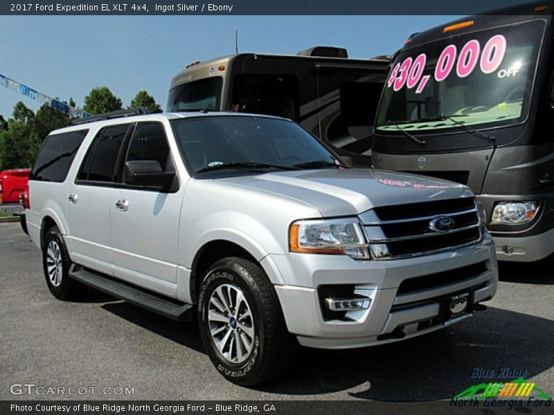 Ingot Silver / Ebony 2017 Ford Expedition EL XLT 4x4