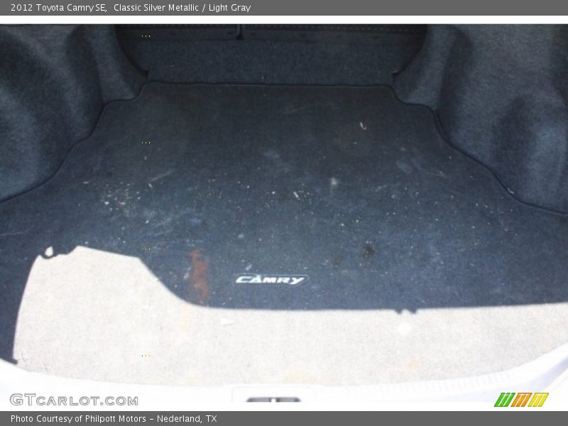 Classic Silver Metallic / Light Gray 2012 Toyota Camry SE